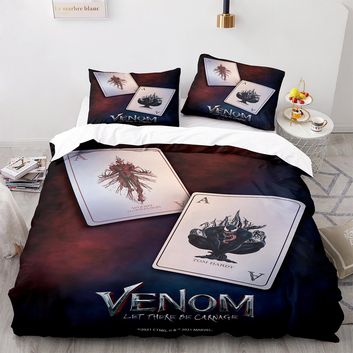 Black Symbiosis Premium Bed Set (4 Items)