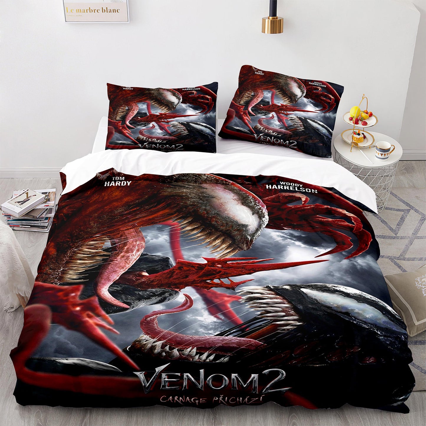 Black Invasion Bedding Quartet - Venom Design