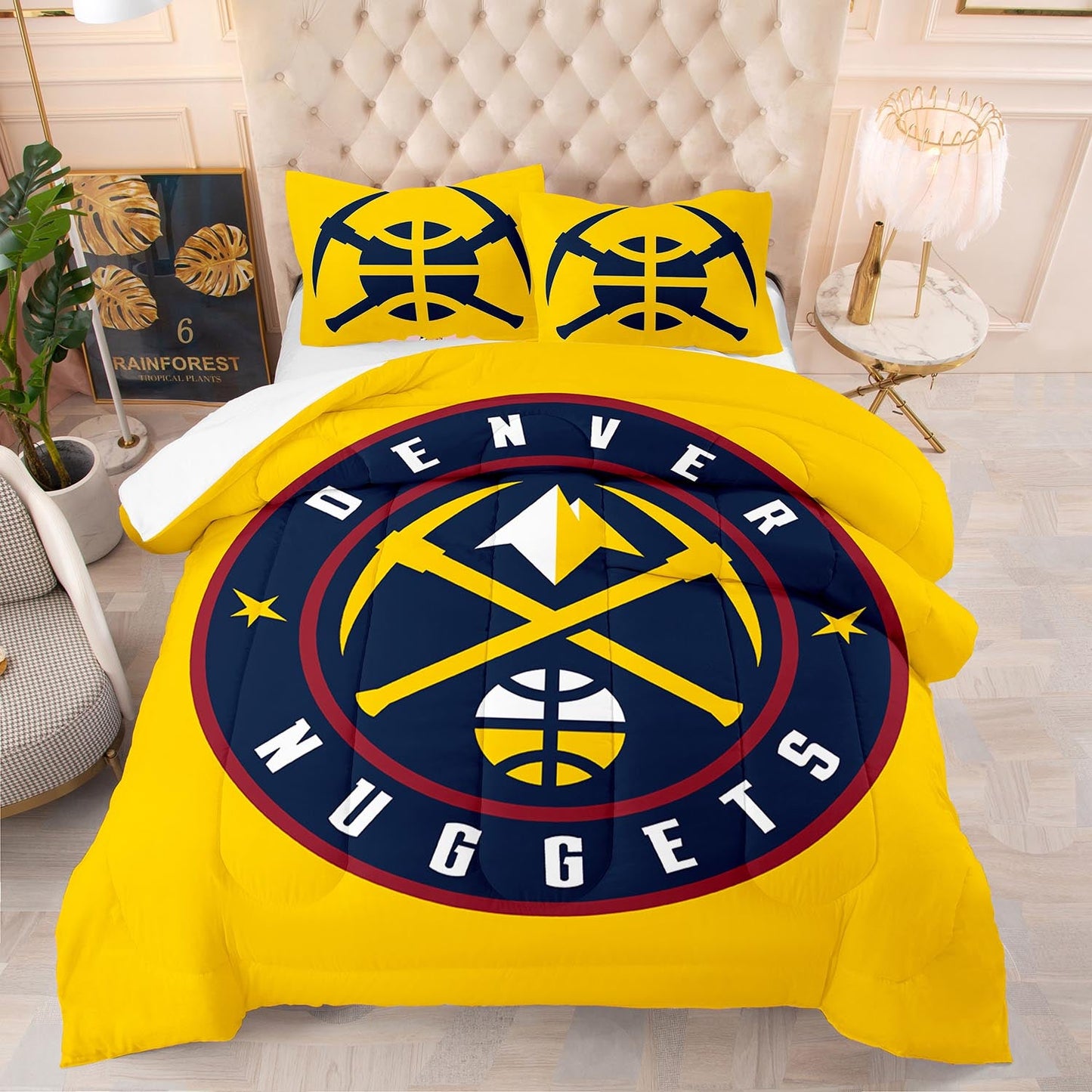 NBA bedding set Denver Nuggets