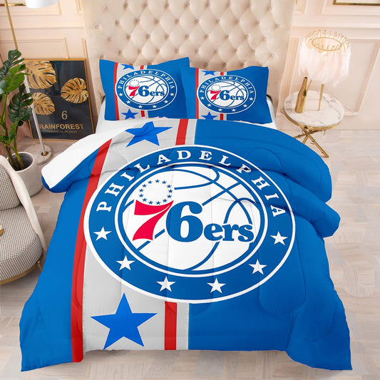 NBA Philadelphia 76ers comforter set basketball Queen size